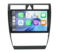 LEXXSON Radio Android 2+32G con navegación para Audi A6 C5 1997-2004 S6 1999-2004, CarPlay inalámbrico, Pantalla táctil de 9 Pulgadas con Bluetooth, Mirror Link, Control en el Volante y WiFi