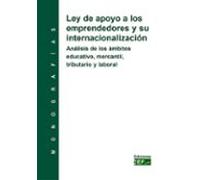 Ley De Apoyo A Los Emprendedores Y Su Internacionalizacion. Anali Sis