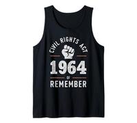 Ley de Derechos Civiles de 1964 Recuerda la Historia Humana no Olvidar Camiseta sin Mangas