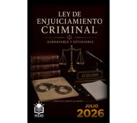 Ley de Enjuiciamiento Criminal: Subrayable y Estudiable
