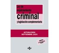 Ley De Enjuiciamiento Criminal Y Legislación Complementaria (41ª Ed.)