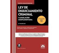 Ley de Enjuiciamiento Criminal y Legislación Complementaria: Contiene concordancias, modificaciones resaltadas, índice analítico y legislación complementaria (texto legal basico)