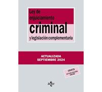 Ley de Enjuiciamiento Criminal y legislación complementaria (Derecho - Biblioteca de Textos Legales)