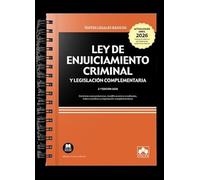 Ley de Enjuiciamiento Criminal y legislación complementaria (ENCUADERNACIÓN CON ESPIRAL): Contiene concordancias, modificaciones resaltadas, índice ... complementaria (texto legal basico)