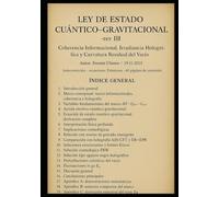 LEY DE ESTADO CUÁNTICO-GRAVITACIONAL -rev III: Coherencia Informacional, Irradiancia Holográfica y Curvatura Residual del Vacío