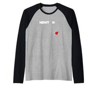 Ley de gravedad de Newton - Newton y la manzana Camiseta Manga Raglan