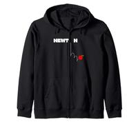 Ley de gravedad de Newton - Newton y la manzana Sudadera con Capucha