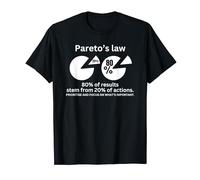 Ley de Pareto Empresario Empresario Estudiante Camiseta