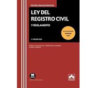 Ley Del Registro Civil Y Reglamento 2025