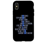 Ley Natural Acrónimo Filosofía Diseño Carcasa para iPhone X/XS