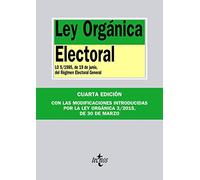 Ley Orgánica Electoral: LO 5/1985, de 19 de junio, del Régimen Electoral General (Derecho - Biblioteca de Textos Legales)