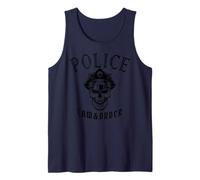 Ley y Orden del cráneo de la policía, policía, Oficial, Sheriff, policías Camiseta sin Mangas