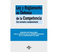 Ley y Reglamento de Defensa de la Competencia: Con normativa complementaria (Derecho - Biblioteca De Textos Legales)