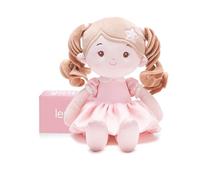 LeyaDoll Muñeca Bebé Niño Juguetes (12''), Mi Primer Bebé Muñeca de Trapo para Niño de 1 Año Regalo de Cumpleaños, Juguetes de Peluche para Niños Pequeños，Princesa de ensueño