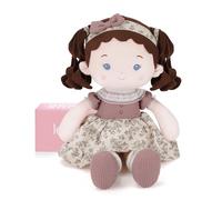 LeyaDoll Muñeca de Tela Suave (40 cm), Regalo de cumpleaños y Bautizo para niñas, Juguete cariñoso para bebés de 0 a 3 años, mi Primer ángel de la Guarda-Daydream - Miss Posy