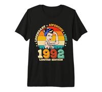 Leyenda de 34 años Desde 1992 - Impresionante 34 cumpleaños para Mujeres Camiseta Premium