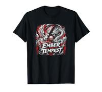 Leyenda de Batalla del dragón fénix de ascua y tempestad Camiseta