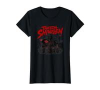Leyenda de la Batalla de los señores de la Guerra samurái de Takeda Shingen Camiseta gráfica económica, Mujer, Negro, XS