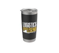 Leyenda de la logística - Profesional del transporte Vaso térmico de acero inoxidable de doble pared