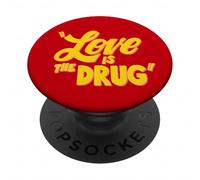 Leyenda de la música de Bryan Ferry | Mercadería 'Love is The Drug' | BF1031 PopSockets PopGrip Adhesivo