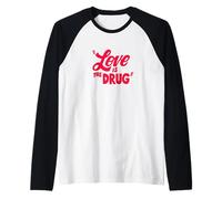 Leyenda de la música de Bryan Ferry | Mercadería 'Love is The Drug' | BF1032 Camiseta Manga Raglan