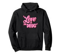 Leyenda de la música de Bryan Ferry | Mercancía 'Love is The Drug' | BF1030 Sudadera con Capucha