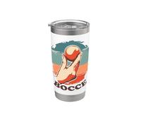 Leyenda De La Petanca Diciendo Bola De Petanca Con Jota Vaso térmico de acero inoxidable de doble pared