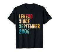 Leyenda de Regalos de 19 años Desde septiembre de 2006 19 cumpleaños Camiseta