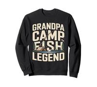 Leyenda del Abuelo Camp Fish Sudadera