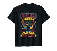 Leyenda del Arcade Tío Aún Persigue Los High Scores Camiseta