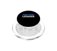 Leyenda del Tanque de Pesca Entusiasta de la Pesca Amante del Acuario PopSockets PopGrip para MagSafe