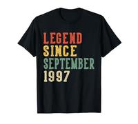 Leyenda Desde el 29 de septiembre Cumpleaños 1997 Mujeres 29 Años Camiseta