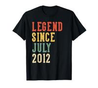 Leyenda Desde Julio 14 cumpleaños 2012 Hombres Mujeres 14 años Camiseta
