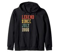 Leyenda Desde Julio 60 cumpleaños 1966 Hombres Mujeres 60 años Sudadera con Capucha