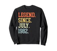 Leyenda Desde Julio de 1982 para Hombres y Mujeres Julio de 1982 Sudadera