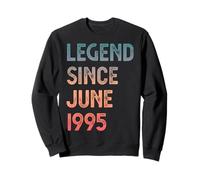 Leyenda Desde Junio 1995 30 Cumpleaños Hombres Mujeres Sudadera