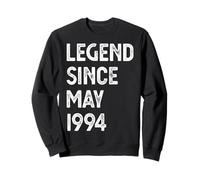 Leyenda desde mayo de 1994 31 cumpleaños Hombres Mujeres Sudadera