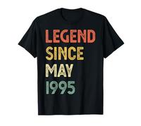 Leyenda desde mayo de 1995 30 cumpleaños Hombres Mujeres Camiseta