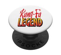 Leyenda Kung Fu Artes Marciales Mixtas Wushu Quanfa PopSockets PopGrip Adhesivo