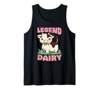 Leyenda Lácteos Lindo Vaca Dibu Camiseta sin Mangas