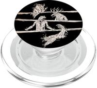 Leyendas crípticas: Mothman, Wendigo, Dogman, Lake Monster PopSockets PopGrip para MagSafe