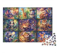 Leyendas de Animales Puzzle 1000 Piezas Adultos Y Niños,Premium,Desafío,Anti-estrés Héroes del Bosque,Rompecabezas,Deco Pared,Regalo Ideal,14 Años+,Relax,Reto,Cartón,Educativo 70x50cm
