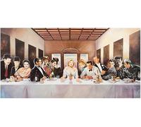 Leyendas de Hollywood Arte de la Pared Última Cena Póster y Impresiones Marilyns Monroes Pintura en Lienzo Cuadro de Pared para Decor de Sala de Estar Sin Marco,70×140cm