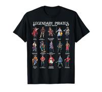 Leyendas del mar - Piratas famosos Camiseta