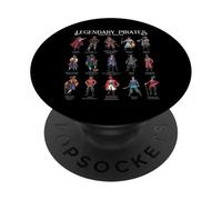 Leyendas del mar - Piratas Famosos PopSockets PopGrip Adhesivo