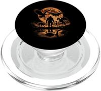 Leyendas misteriosas Debajo de Las Criaturas de la Noche de Luna Llena PopSockets PopGrip para MagSafe