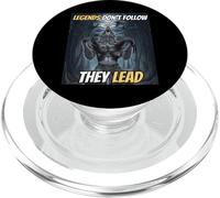 Leyendas No Siguen Liderando Divertido Alfa Lobo Meme PopSockets PopGrip para MagSafe