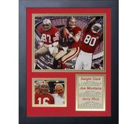 Leyendas Nunca Mueren San Francisco 49ers All Time Grandes 3 Foto enmarcada Collage, 11 x 14