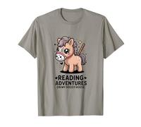 Leyendo Aventuras en mi Hobby Caballo Kids Pony Camiseta