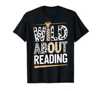 Leyendo Salvaje Sobre Lectura Libros Lector Libro Animales Z Camiseta